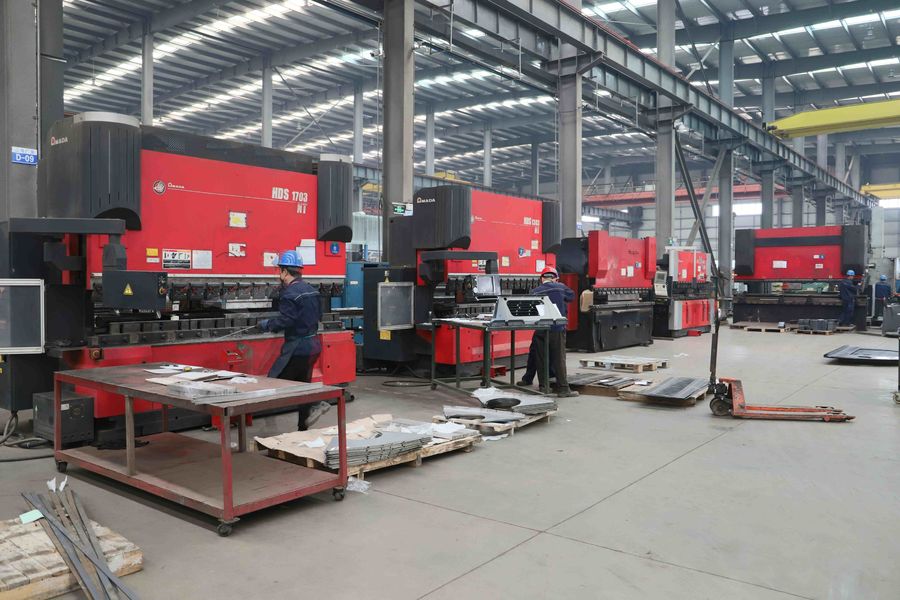 HUNAN KINGDA INTELLIGENT ACCESS MACHINERY CO.,LTD. linha de produção da fábrica
